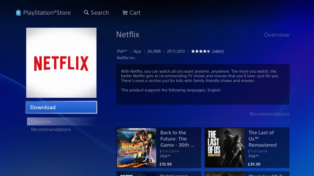 Netflix En PlayStation 4 PlayStation 20 Aniversario